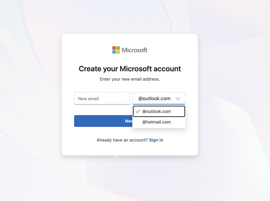 Come creare una nuova mail con Outlook/Hotmail 2025